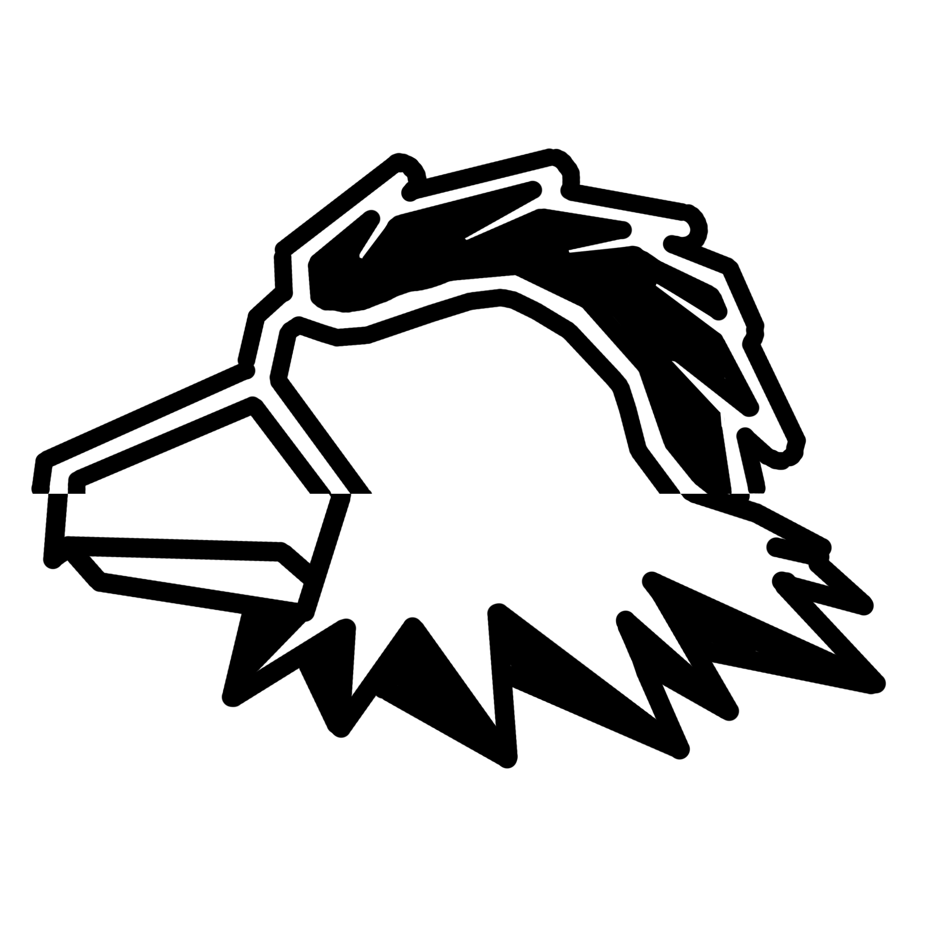 Papollo graphic mark for boxes and useful objects